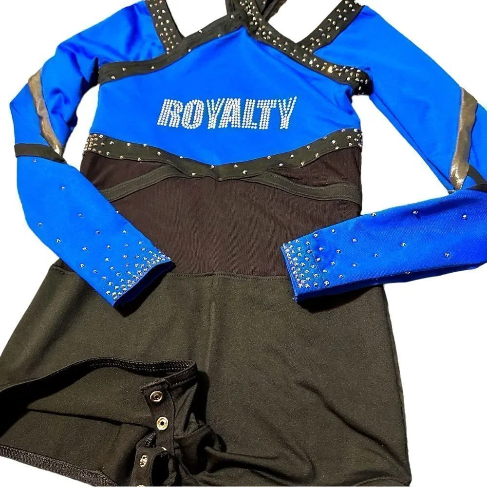 Stage Wear Ballet Dance Gymnastics Girls Long Sleeve Leotard & Shorts At…